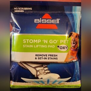 (3) Bissell Stomp 'N Go Pet Stain Lifting Pads with Oxy